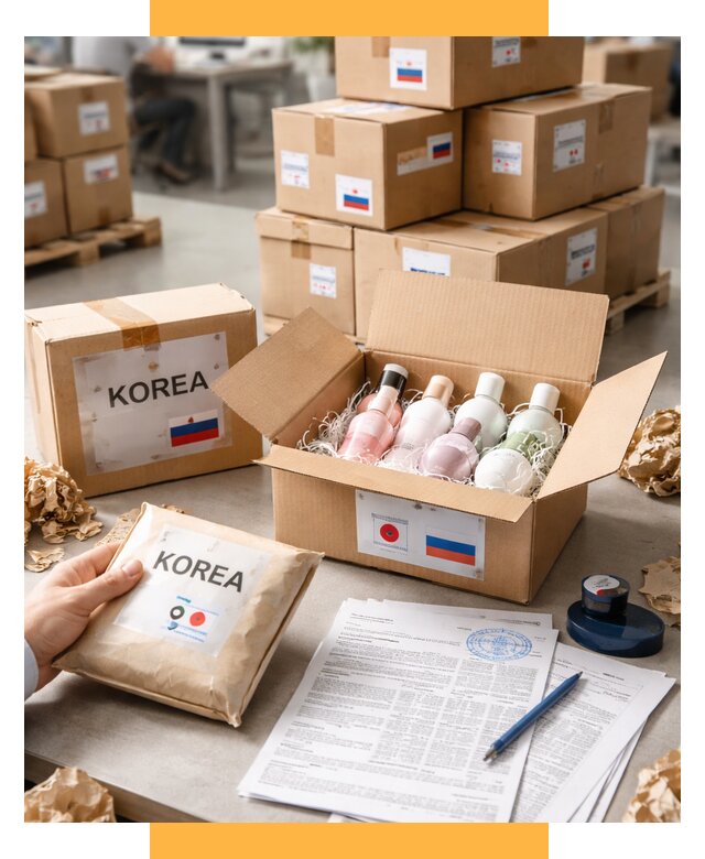 Доставка косметики из Кореи от 8740 р. под ключ | СетСервис-Взь