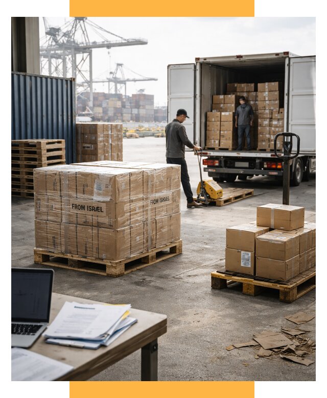 Доставка грузов из Израиля от 15423 р., логистика от СетСервис-Взь