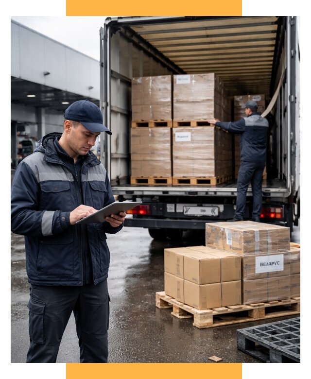 Доставка грузов из Беларуси от 15423 р. логистика СетСервис-Взь