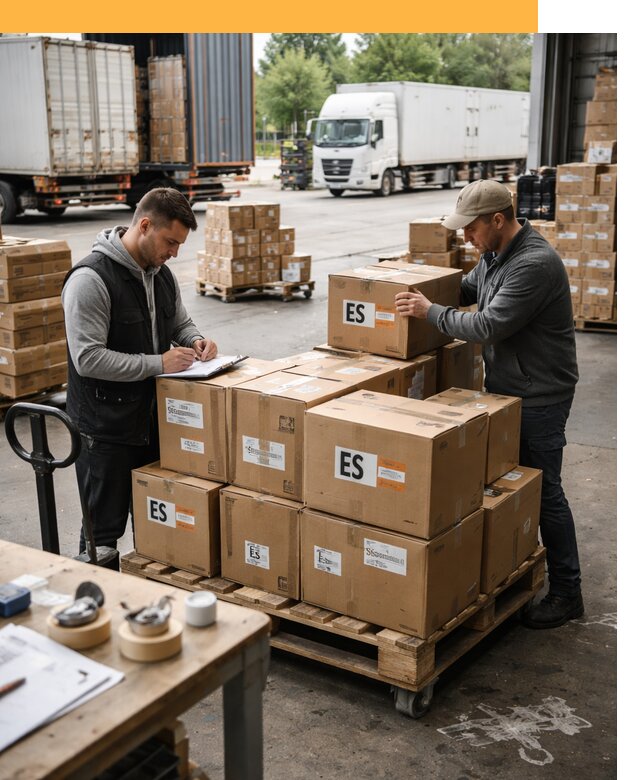 Доставка грузов в Испанию автотранспортом от 35987 руб