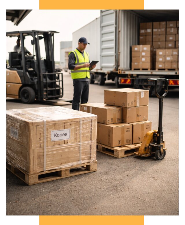 Доставка грузов в Корею из России от 35987 р. | СетСервис-Взь