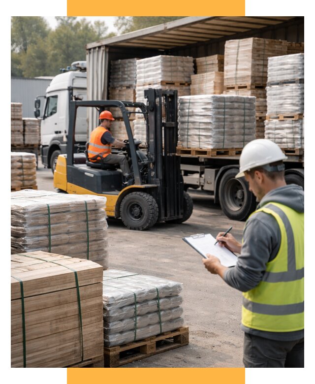 Перевозка строительных материалов от 5655 р. | СетСервис-Взь