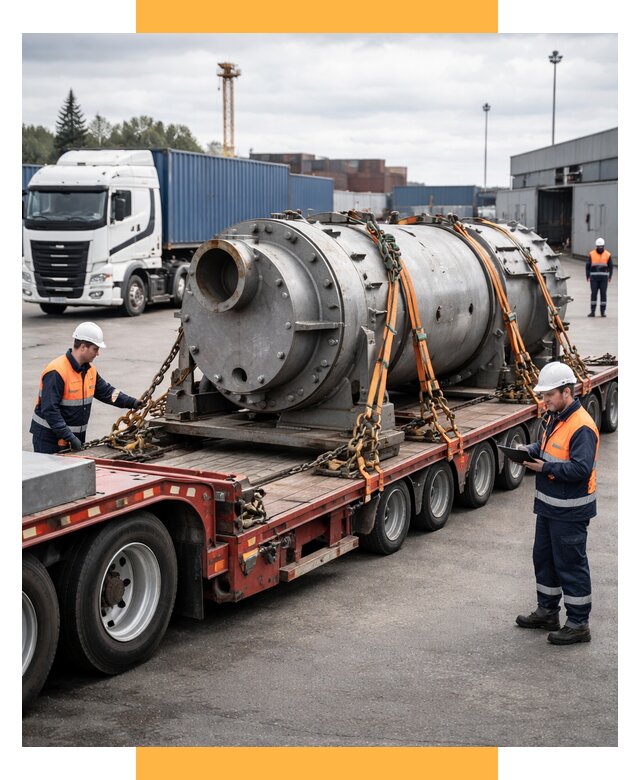 Перевозка тяжеловесных грузов под ключ от 154230 р. | СетСервис-Взь