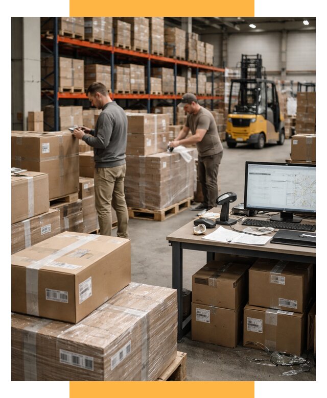 Склад консолидации в Европе от 6683 р., услуги СетСервис-Взь